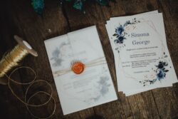 Invitatie Blue Watercolor - imagine 2