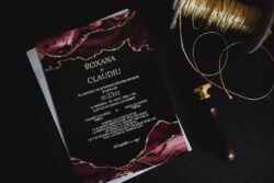 Invitatie - Red Agate - imagine 3