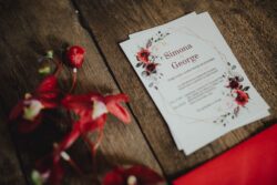 Invitatie Red Watercolor - imagine 5