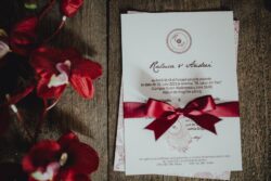 Invitatie Elegant Burgundy 2