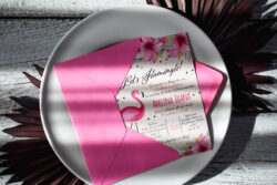 Invitatie Botez - Flamingo - imagine 3