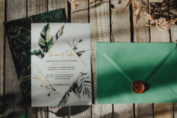Invitatie de nunta - Tropical gold - imagine 2