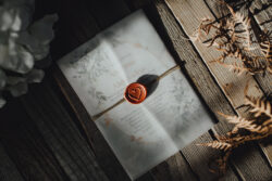 Invitatie de nunta - Elegant Floral Marble - imagine 4