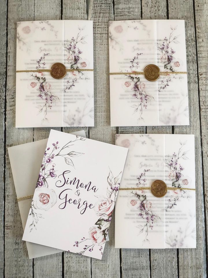 51299802_1995848487171822_2384436469734309888_n Invitatie cu sigiliu - Purple Roses - imagine 1