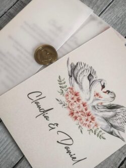 Invitatie cu sigiliu - Seal Swan