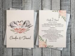 Invitatie cu sigiliu - Seal Swan - imagine 3
