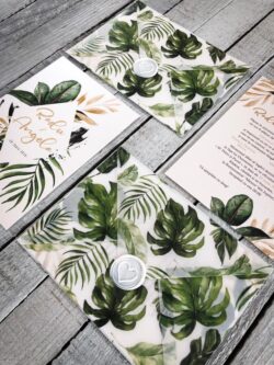 Invitatie - Tropical Green 2 - imagine 4