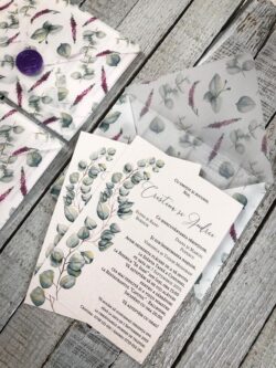 Invitatie Violet Green