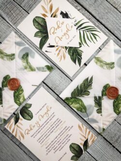 Invitatie - Tropical Green - imagine 4