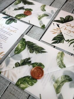 Invitatie - Tropical Green - imagine 3