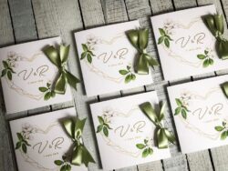 Invitatie cu funda - Green Heart