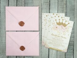 Invitatie Botez - Princess - imagine 3