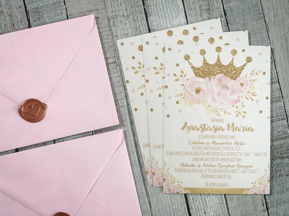 85645164_2736277199786308_280801422759428096_n Invitatie Botez - Princess - imagine 1