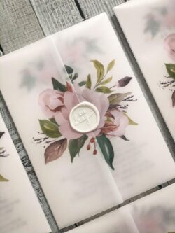Invitatie cu sigiliu Green - imagine 2