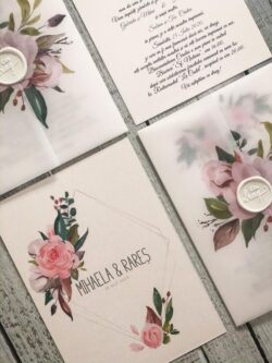 Invitatie cu sigiliu Green - imagine 3