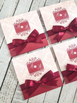 Invitatie Burgundy - imagine 2
