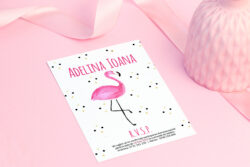 Invitatie Botez - Flamingo - imagine 2