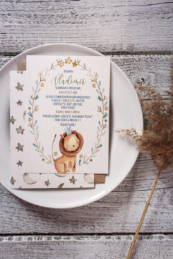 Invitatie Botez - Baby Lion 2 - imagine 3