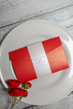 Invitatie de nunta - Red Pocket