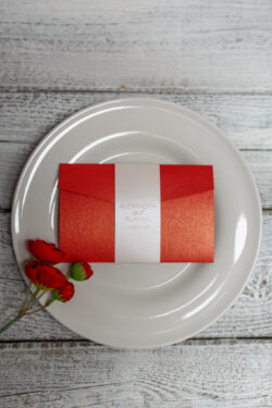 Invitatie de nunta - Red Pocket - imagine 3