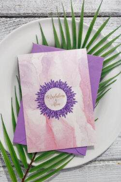 Invitatie de nunta - Lavander 2 - imagine 3
