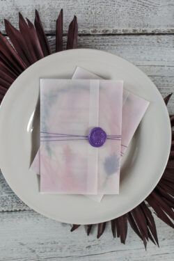 Invitatie de nunta - Lavander 2