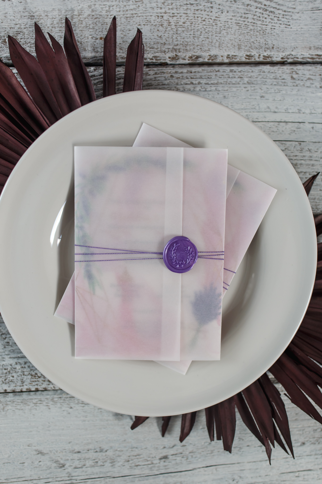 _11A4911 Invitatie de nunta - Lavander 2 - imagine 1