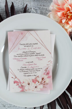 Invitatie de nunta - Pink Dream - imagine 3