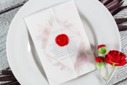 Invitatie de nunta - Red Pampas - imagine 3