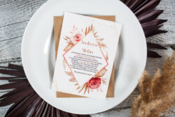 Invitatie de nunta - Red Pampas Craft - imagine 4