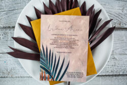Invitatie de nunta - Gold Palms - imagine 5