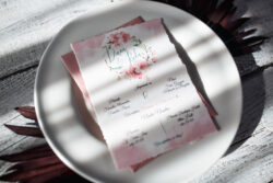 Invitatie de nunta - Pink Watercolor - imagine 3
