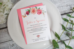 Invitatie de nunta - Pink Serenity