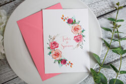 Invitatie de nunta - Pink Serenity - imagine 4