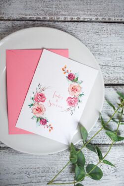 Invitatie de nunta - Pink Serenity - imagine 2