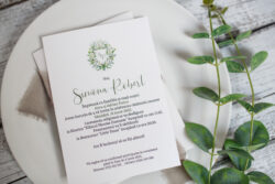 Invitatie de nunta- Simple Green - imagine 3