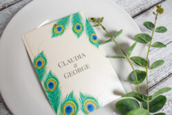 Invitatie de nunta - Peacock - imagine 5