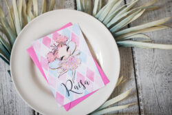 Invitatie Botez - Pink Princess - imagine 4