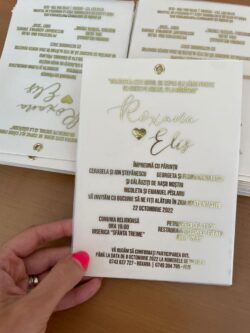 Invitatie - Gold Folio