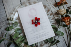 Invitatie - Red Flower