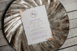 Invitatie - Gold Leaf