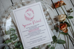 Invitatie - Red Flower - imagine 2