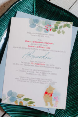Invitatie Botez - Pooh - imagine 2