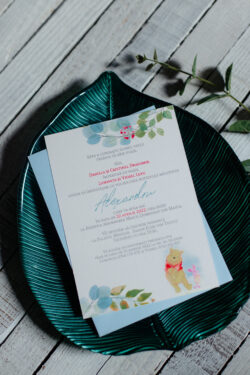 Invitatie Botez - Pooh - imagine 3