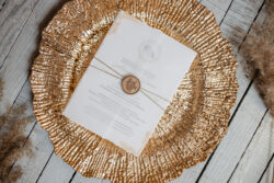 Invitatie - Gold Leaf - imagine 3