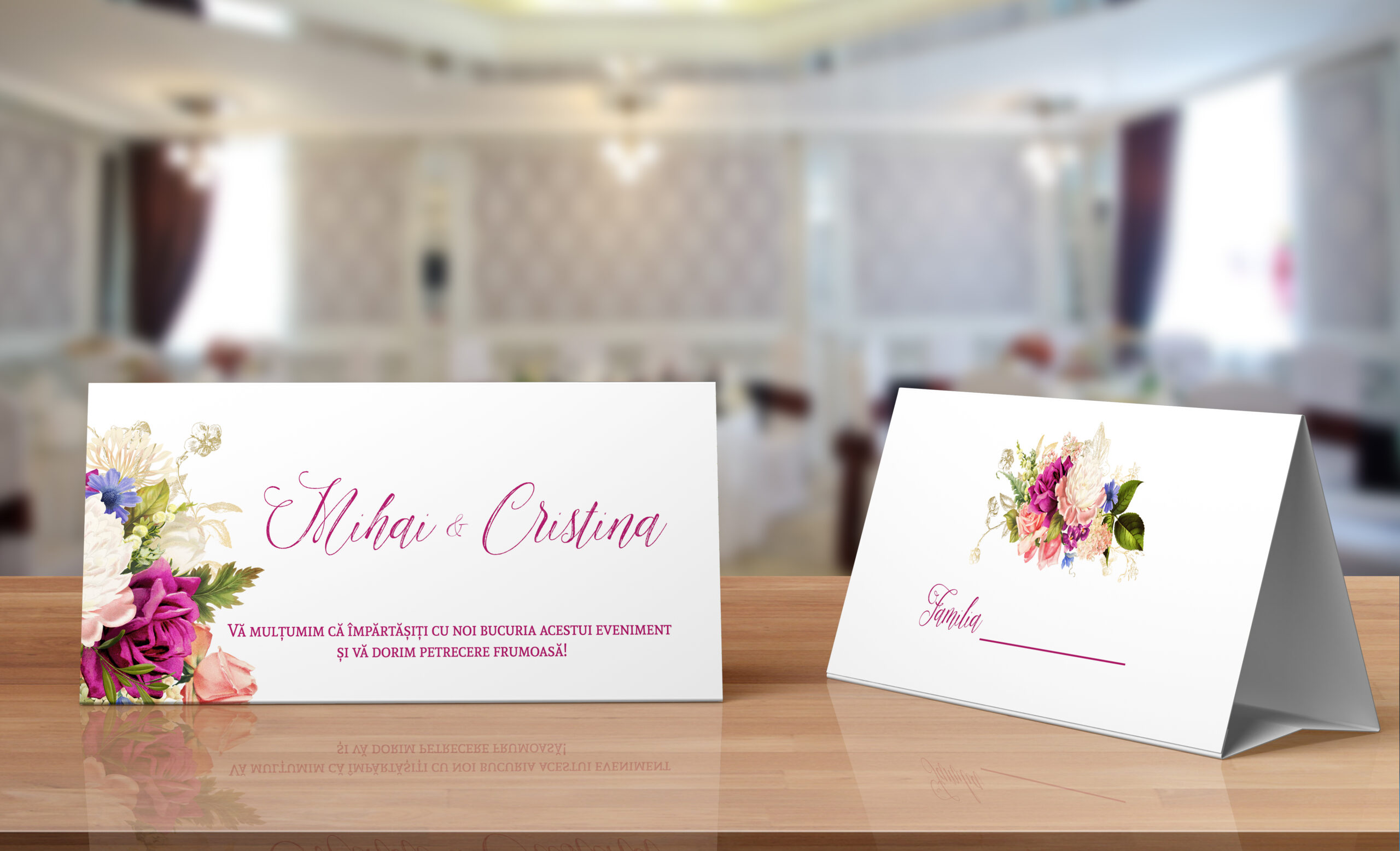 Mock-up Plic Bani Plic pentru bani - Roses - imagine 1