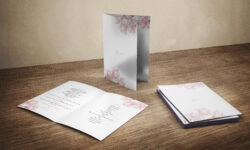 Meniu A5 - Tip carte - Magnolia - imagine 2