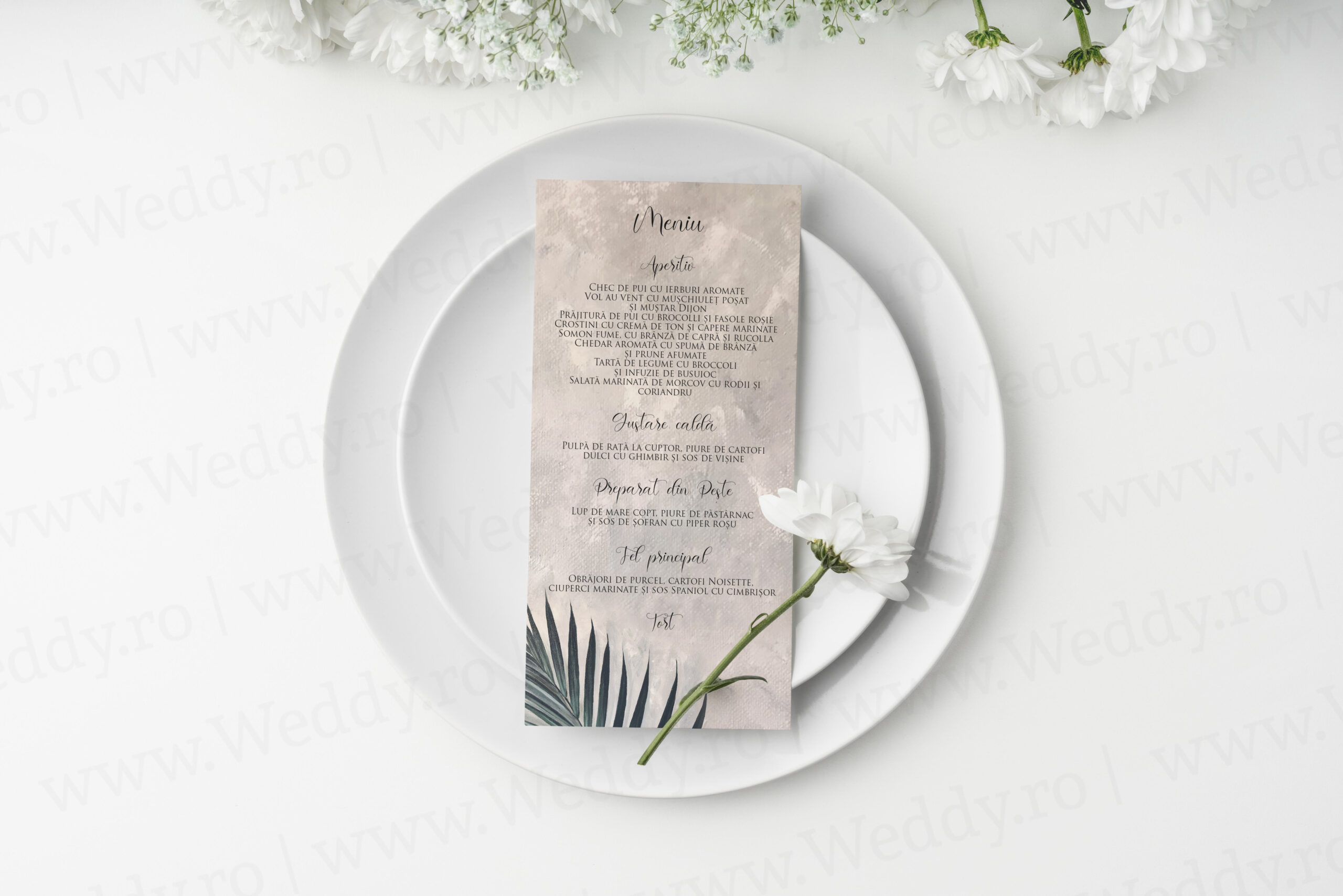 Mockup 21x9 meniu - Gold Palms Meniu - individual - Gold Palms - imagine 1