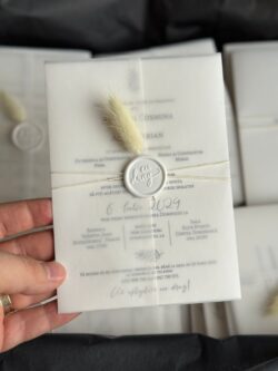 Invitatie - White and Simple - imagine 5